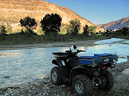 Contemplating a crossing of Muddy Creek