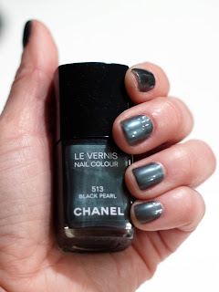 chanel black pearl nail polish