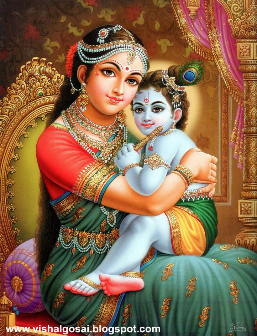 VISHAL GOSAI: Lord Child Shri Krishna & Yashoda mata