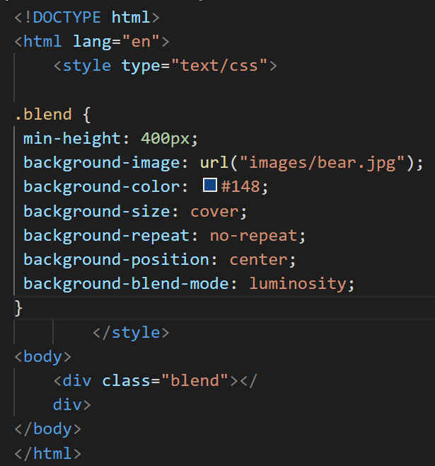 CSS background-blend-mode Property