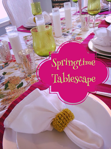 Springtime tablescape, stylesisters, spring looks