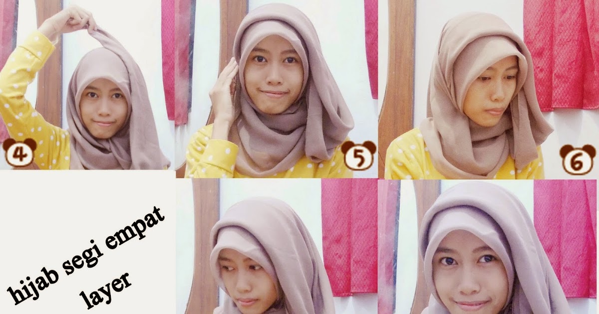 Konsep 21+ Tutorial Hijab Wisuda Simple Segi Empat