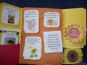 The Homeschool Den: Sunflower Lapbook