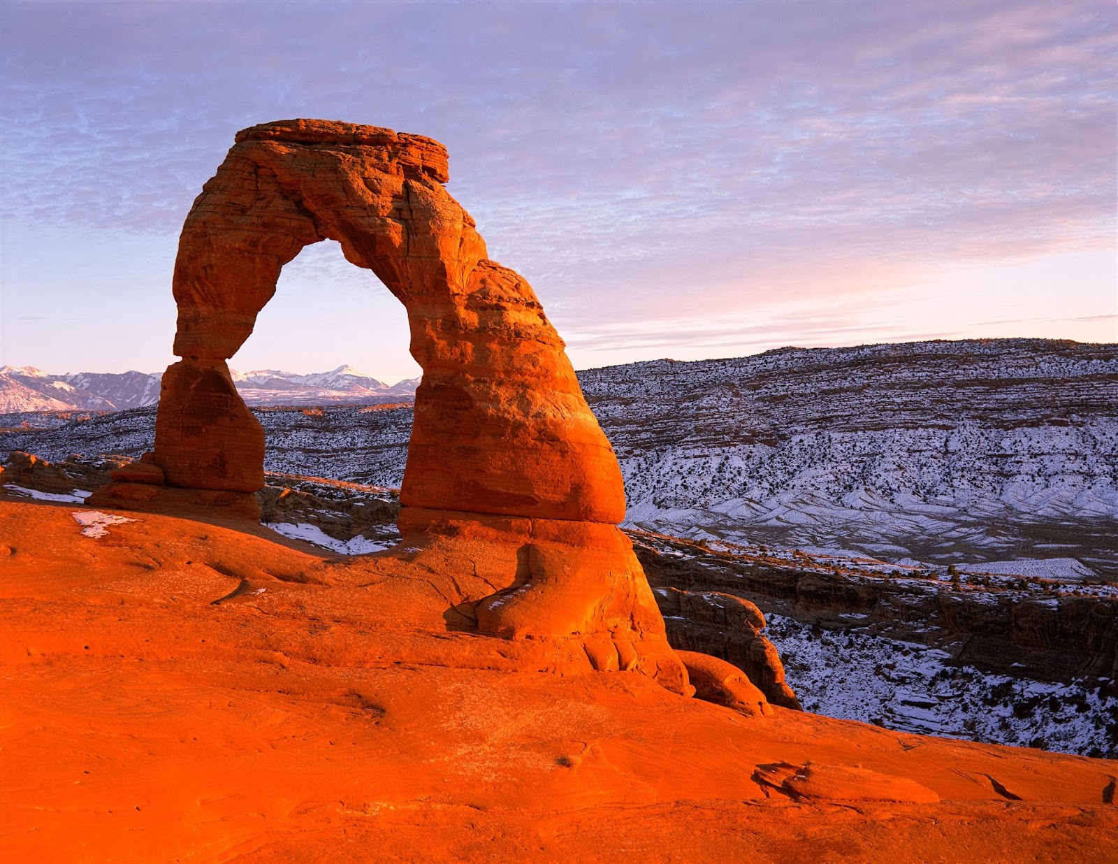 Arches national park lookout point