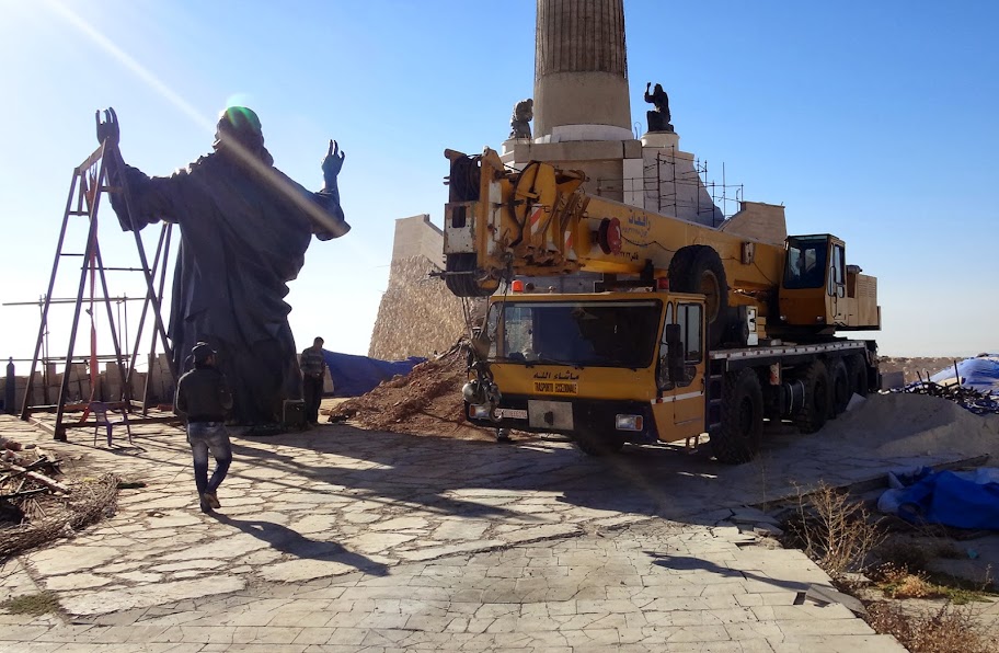 Giant Jesus statue in Syria