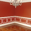 Chair Rail Boxes : Chair rail and shadow boxes on curved staircase wall ... / Use your level while nailing in each piece of molding.