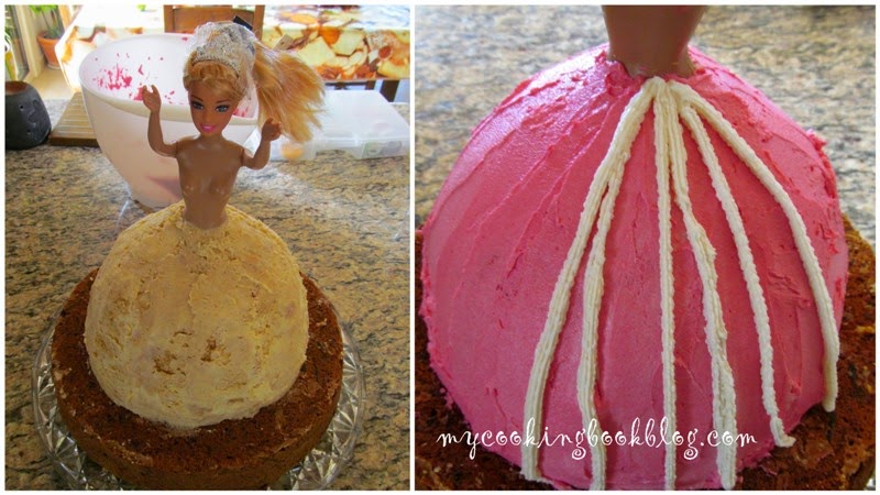 Торта кукла Барби