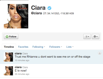 ciara-tweet New Twitter Beef: Rihanna Vs. Ciara  