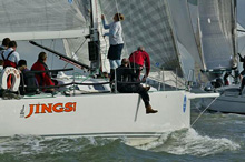 J/133 JINGS sailing Hamble Winter Series- Solent, England