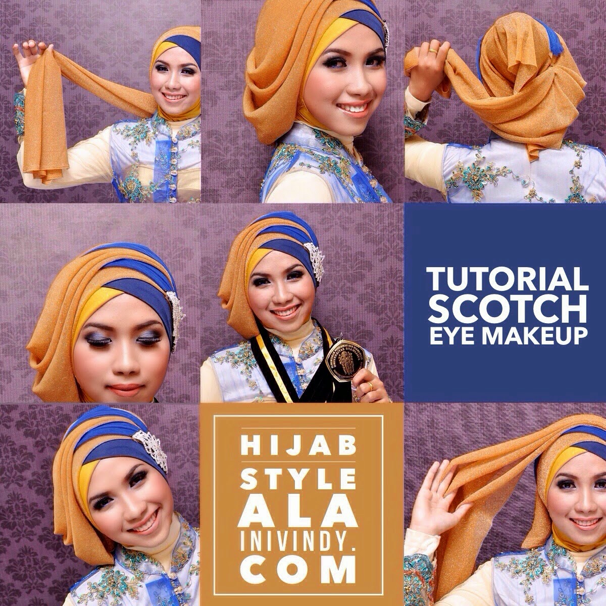 25 Gambarnya Tutorial Hijab Indonesia Pesta Pernikahan Bisa Didownload