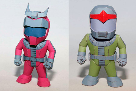 Gundam Zion Normal Suit Papercraft