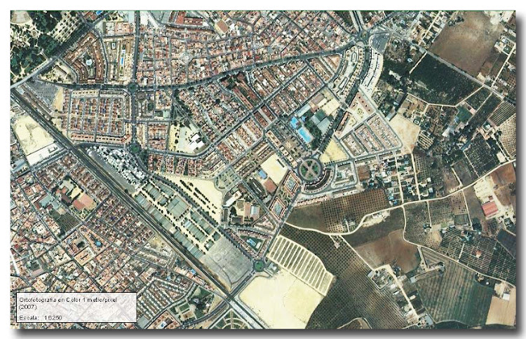 Vista aérea de Entrenucleos año 2004