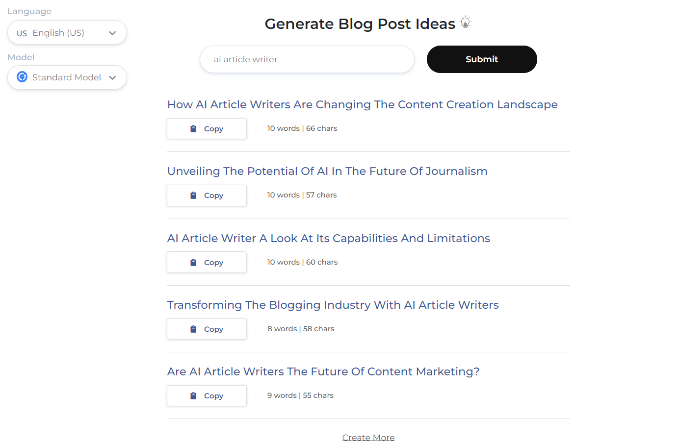growthbar blog post ideas 