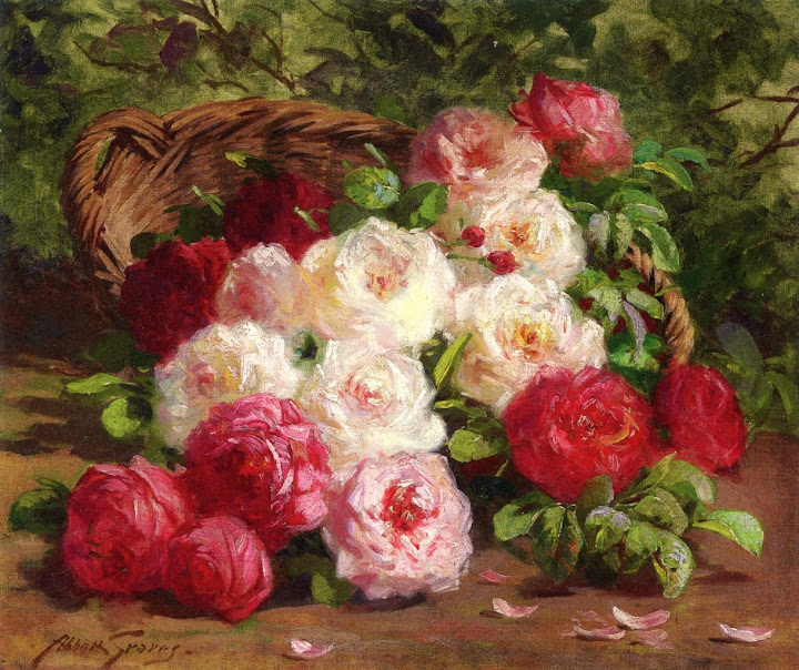 Abbott Fuller Graves - Still Life with Roses