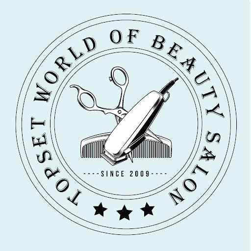 Topset world of beauty Salon logo