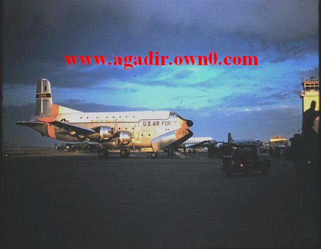 مطار أكادير انزكان مدني فيما مضى  Rieth_C124_Agadir