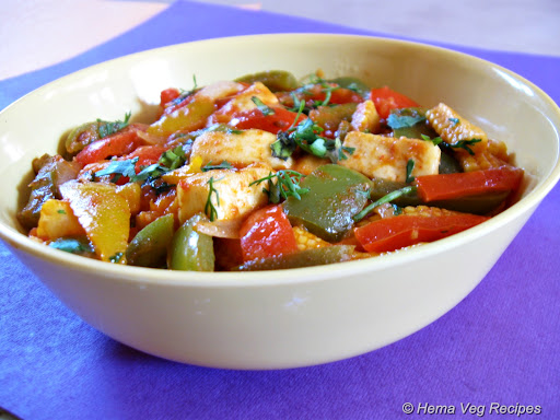 Baby Corn Paneer Jalfrezi