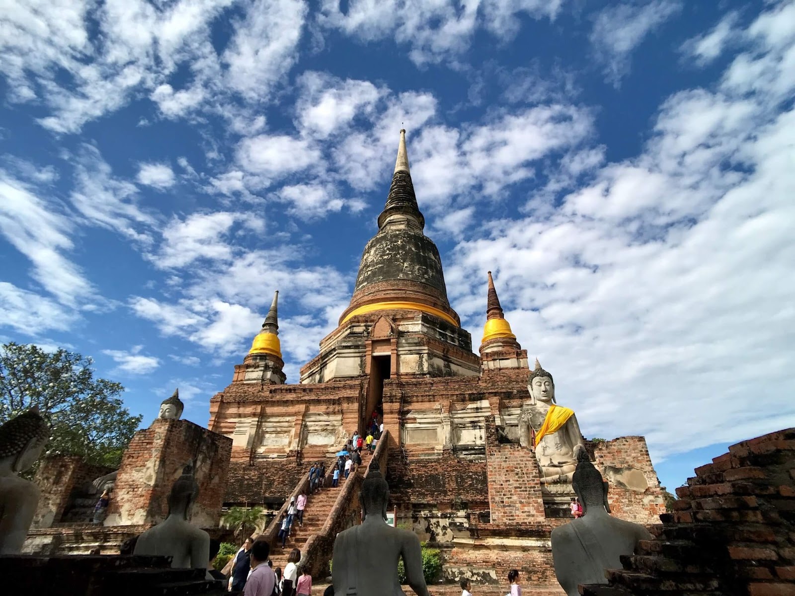 5 days 4 nights Bangkok itinerary, wat yai chai mongkhon, Great Monastery of Auspicious Victory