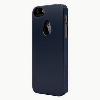 Maxboost iPhone 5S Case / iPhone 5 Case [Fusion Snap-On Case Series - Navy Blue] Premium Coated Protective Hard Case for iPhone 5S / iPhone 5 (Fits All Versions of iPhone 5S & iPhone 5, AT&T, Verizon, Sprint)
