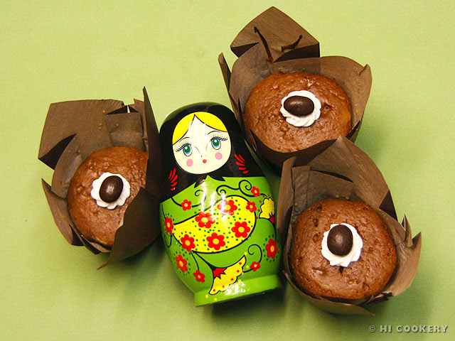 Black Russian Cupcakes