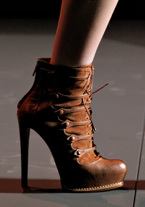 stylishly chic: Shoes at Christian Dior Fall 2011 PFW