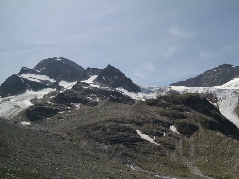 Silvretta High Alpine Road • View of Piz Buin