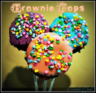 Lavender Clouds: Making Brownie Pops {What I Learned}