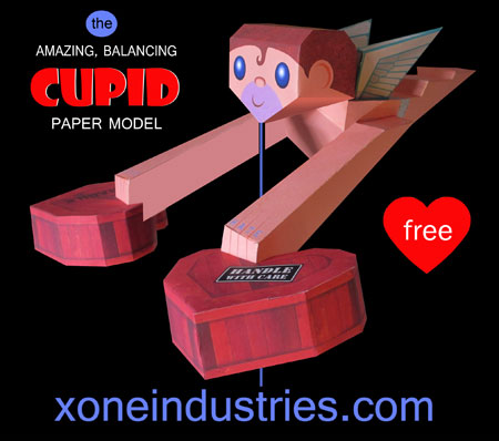 Balancing Cupid Papercraft