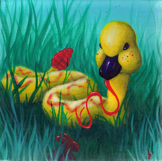 Rattle Duck Acrylic Painting
