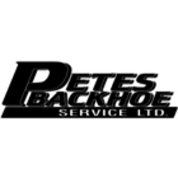 Pete's Backhoe Service logo