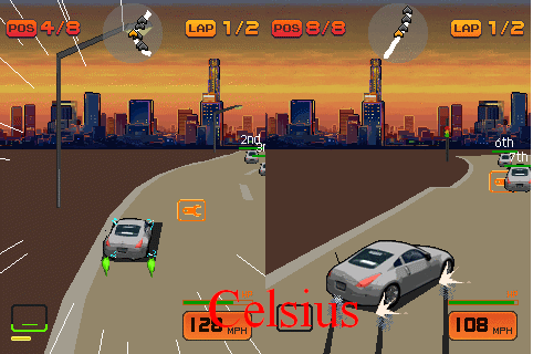 [Game Java] Game đua xe: Blur Racing [by Glu mobile]