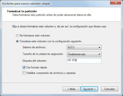 Activacin disco duro, particionado, GPT, 3TB en Windows 7
