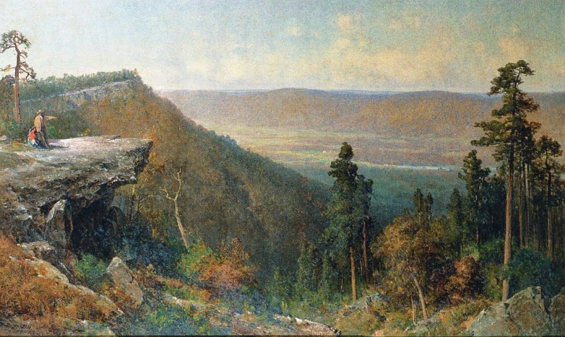 Thomas Hill - Hudson River Valley from the Catskill Mountain House