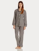 <br />Bottoms Out Women's Gingham Pajama Set
