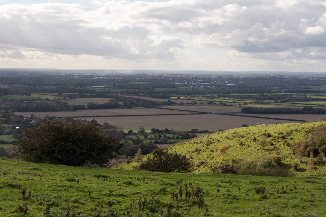 The Weald, gezien vanaf The North Downs