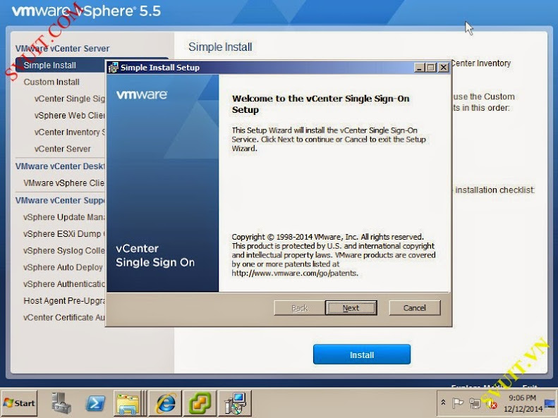 cai dat vcenter 5.5 tren windows server 2008 (8)
