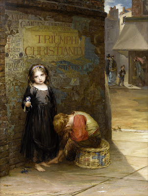 Augustus Edwin Mulready - Uncared for 1871