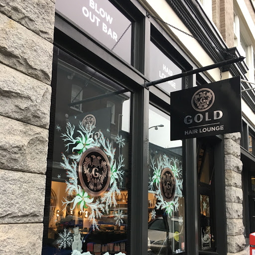 Gold Hair Lounge downtown hair salon logo
