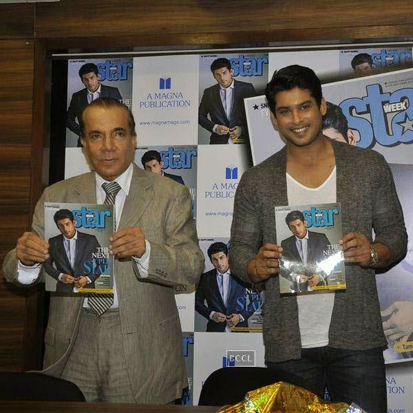 Nari Hira and Siddharth Shukla launch Star Week magazine's latest issue in Mumbai, on July 31, 2014.(Pic: Viral Bhayani)