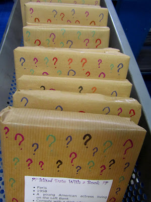 Blind Date with a Book display
