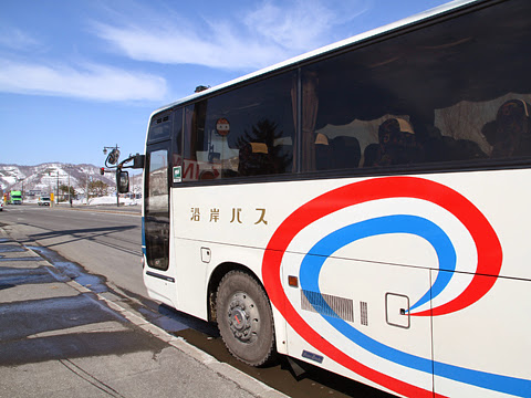 沿岸バス「留萌旭川線」　・102　留萌東橋到着