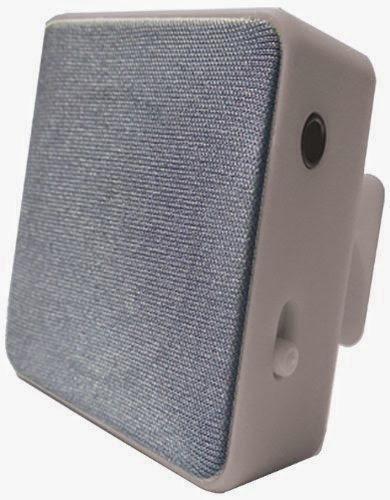 Hype Bluetooth Cube Clip Stereo Speaker for Cellphones - Retail Packaging - Grey