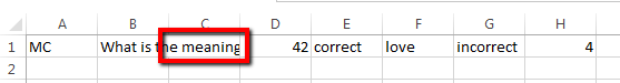 Excel Test Question Text