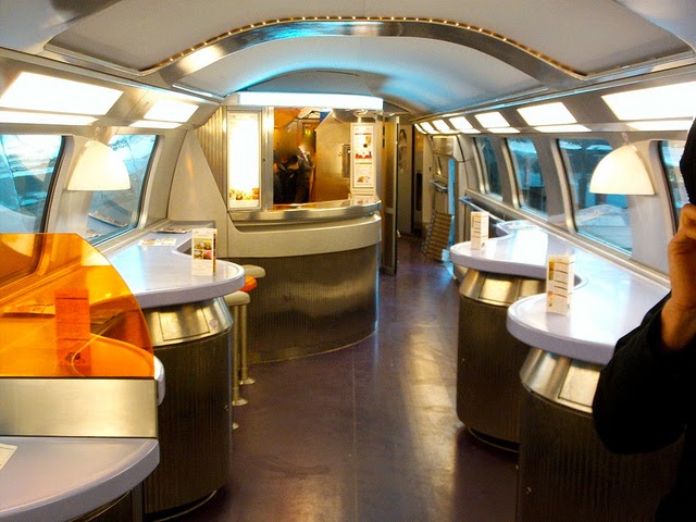 Food (bar) car. From Travel from Paris: 20 Tips on Taking the TGV