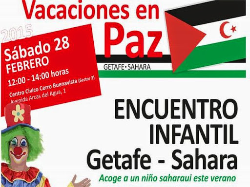 El Centro Cívico Cerro Buenavista acoge mañana sábado 28 de febrero el ‘Encuentro Infantil Getafe Sáhara’