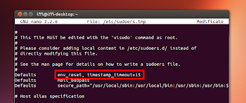 configurazione Sudo in Ubuntu Linux