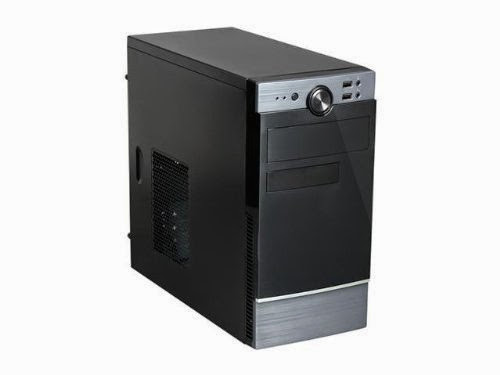  Rosewill Dual Fans MicroATX Mini Tower Computer Case, Black FBM-02
