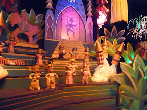 Disneyland Christmas holiday decorations It's a Small World