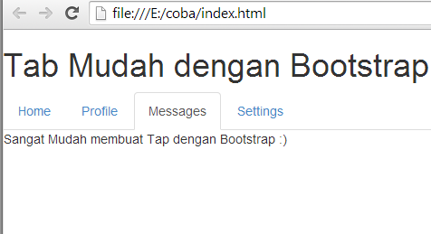 Tabs Bootstrap