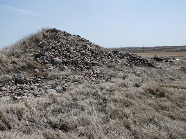 A rock pile in Northern Montana by Gildford
